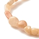 Natürliches Sonnenstein-Perlen-Stretch-Armband für Kinder BJEW-JB07031-09-4