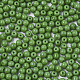 Perles de verre de couleurs opaques SEED-S040-01A-06-3