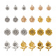 Elecrelive 100pcs 10 pendentifs en alliage de style FIND-EL0001-02-3