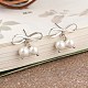 925 Sterling Silver Hoop Earrings EJEW-BB72050-5