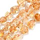 Природный цитрин бисер нитей G-L634-C02-02-2
