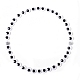 Черный и белый пластик покачиваться гугли глаза кабошоны DOLL-PW0001-077A-1