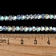 Galvanisieren Glasperlen&nbsp;X-GLAA-Q105-02-10-2
