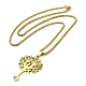 304 Stainless Steel Pendant Necklaces for Women Men NJEW-G123-05G-3