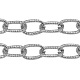 Chaînes de câbles en aluminium X-CHA-K16302-7-1