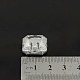 Acrylic Rhinestone Buttons X-BUTT-A017-32L-01-3