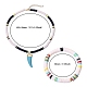 Bracelets extensibles et ensembles de bijoux collier pendentif SJEW-SZ0001-002-8