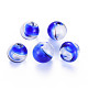 Perles de globe en verre soufflé à la main transparent GLAA-T012-33A-01-1