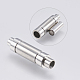 304 Stainless Steel Magnetic Clasps with Glue-in Ends STAS-F139-077P-1