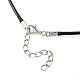 Bausatz zum Selbermachen einer leeren Kuppelanhänger-Halskette DIY-YW0006-50-2