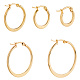 10 пара серег-колец из нержавеющей стали 304 EJEW-BBC0001-93-6