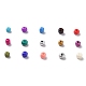 375g 15 colori perle di semi di vetro di vernice da forno SEED-JP0004-03-4mm-2