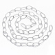Chaînes de câbles en 304 acier inoxydable CHS-S006-JN956-1-2