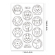GLOBLELAND Birthday Theme Clear Stamps Animals Tags Silicone Clear Stamp Seals for Cards Making DIY Scrapbooking Photo Journal Album Decor Craft DIY-WH0167-56-625-2