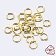925 anillos redondos de plata esterlina STER-F036-03G-0.7x5-1