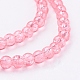 Chapelets de perles en verre craquelé X-CCG-Q001-4mm-03-3