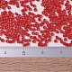 MIYUKIデリカビーズ  シリンダー  日本製シードビーズ  11/0  （db0727)不透明な朱色の赤  1.3x1.6mm  穴：0.8mm  約10000個/袋  50 G /袋 SEED-X0054-DB0727-4