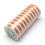 Round Copper Jewelry Wire, Chocolate, 20 Gauge, 0.8mm, about 9.84 Feet(3m)/roll, 10 rolls/group