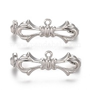 Латунная фурнитура банта для броши KK-H738-35P