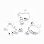 Латунные серьги с клипсами KK-P169-01S