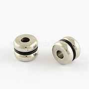 Stainless Steel Spacer Beads STAS-Q175-07