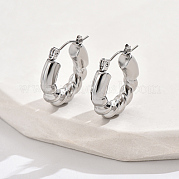 Серьги-кольца из нержавеющей стали 304 PF4173-2