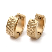 Серьги-кольца из нержавеющей стали 304 EJEW-Q781-02G