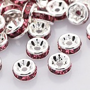 Латунь марки А горный хрусталь Spacer бисер RB-A014-Z6mm-23S