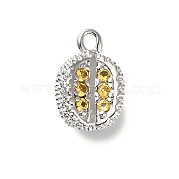 Латунные микро проложить кубического циркония подвески KK-L229-001P-01