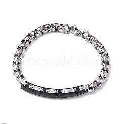 Браслеты-цепочки из нержавеющей стали 201/304 для унисекс BJEW-F522-03EB