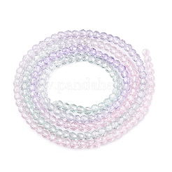 Прозрачный градиент цвета стеклянные бусины пряди&nbsp;LS-GLAA-G101-2mm-18