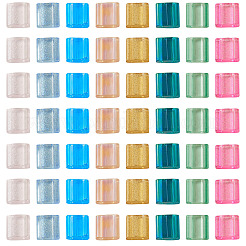 160 pz 8 colori perline di vetro a 2 fori&nbsp;SEED-BT0001-01