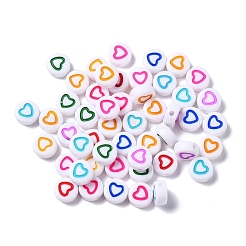 800шт 4 стиля акриловые бусины&nbsp;MACR-YW0001-17