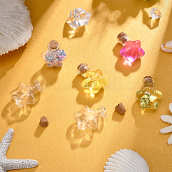 40 шт. 2 стеклянные бутылки&nbsp;AJEW-SC0001-31