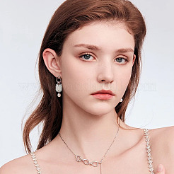 55 шт. 5 бусины из нержавеющей стали 202 и европейские бусины STAS-AR0002-19