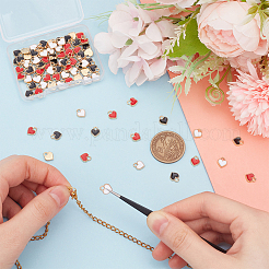 90шт 3 цвета сплава эмаль подвески&nbsp;ENAM-UN0001-06