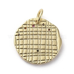 Pendentifs avec zircon cubiques à micro-pavés en laiton&nbsp;ZIRC-G157-03L-01G