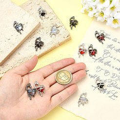12 Stück 6 Farben Harz-Strass-Anhänger&nbsp;RB-CJ0001-09