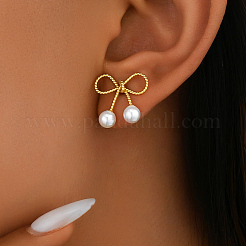 Элегантные серебряные серьги-гвоздики с жемчужинами-бабочками s925 для женщин. FM3729-1