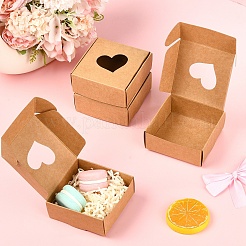 10 шт. упаковочные коробки из крафт-бумаги&nbsp;CON-YW0001-75