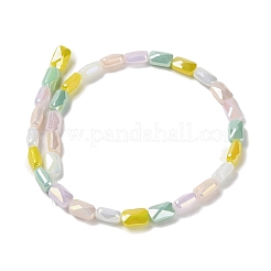 Стеклянные бусины с гальваническим покрытием  EGLA-P065-02A-02