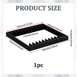 12 grille de rangement pour CD en plastique&nbsp;AJEW-WH0643-111B
