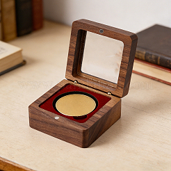 Cajas magnéticas para embalaje de insignias de madera&nbsp;CON-WH20006-017B