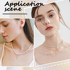 10шт латунные подвески с микропаве и кубическим цирконием&nbsp;KK-BBC0019-43