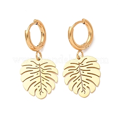 Серьги-кольца из нержавеющей стали 304 EJEW-F393-19G