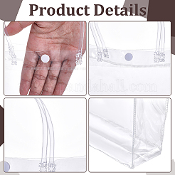 Bolsas de almacenamiento de PVC con botón a presión&nbsp;ABAG-WH0023-87