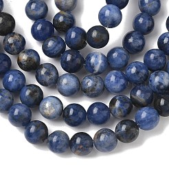 Природный содалит бисер нитей&nbsp;G-G515-6mm-07