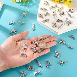 50 шт. 10 подвески из сплава в тибетском стиле с животными&nbsp;FIND-TA0008-19