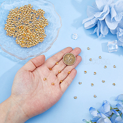 400 шт. Латунные крышки для обжимных бусин KK-DC0004-78G