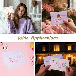 120 biglietto di auguri in carta bianca con 120 buste&nbsp;DIY-CO0001-21A